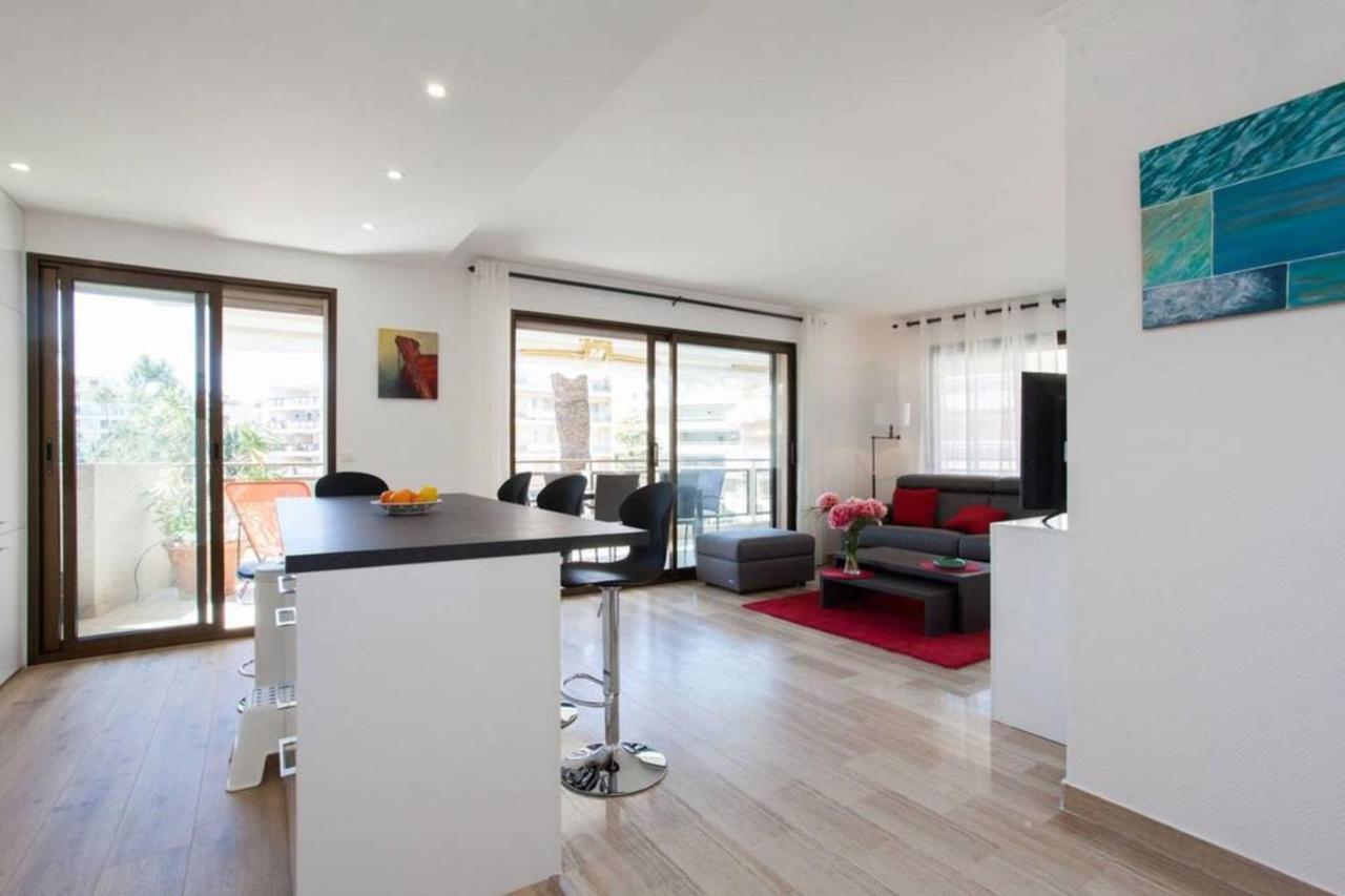 3-Room Apartment With Terrace In Palm Beach Cannes Exterior foto